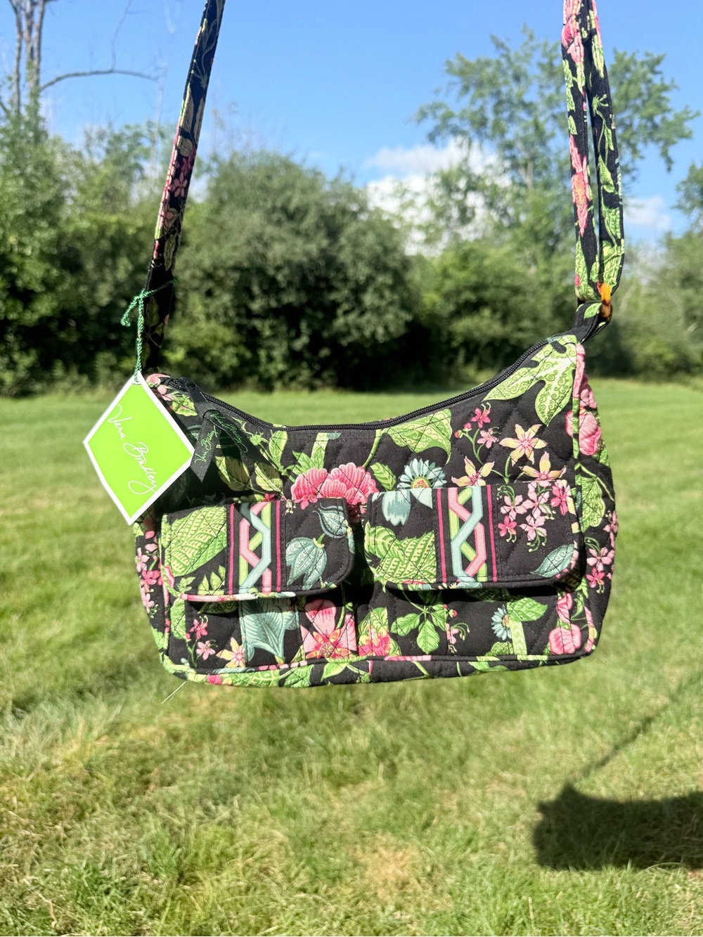 NWT Vera Bradley Botanica Libby Cargo Bag